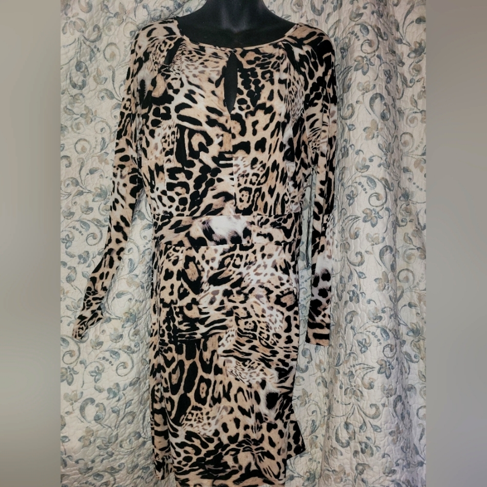 JLO Animal Print Designer Dress